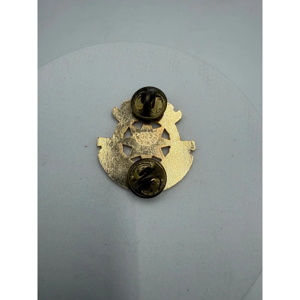 Vintage‎ Supreme Achievement Pin Gold Tone Fleur De Lis Enamel Made in USA